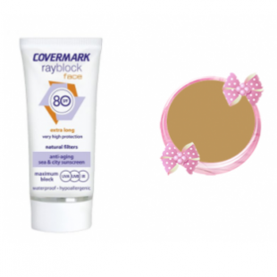 ضد آفتاب صورت SPF 80 رنگی کاورمارک (50 میل)