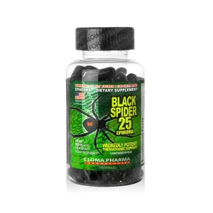 قرص چربی سوز بلک اسپایدر 25 کلوما فارما Cloma Pharma Black Spider (100 عددی)