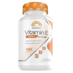 قرص ویتامین SUNGIFT Vitamin E 400iu سان گیفت (100 عددی)