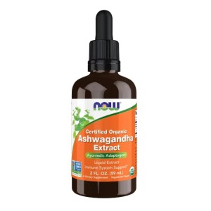 مایع عصاره آشواگاندا NOW Ashwagandha Extract Liquid Organic (59 میل)