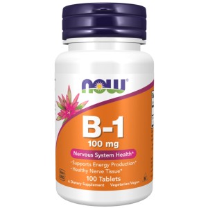 قرص ویتامین NOW B1 100mg (100 عددی)