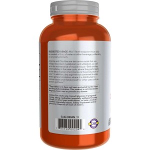 پودر ال-آرژنین و سیترولین NOW L-Arginine & Citrulline Powder 1.500mg (340 گرم)