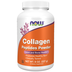 پودر پپتید کلاژن ماهی هیدرولیز شده NOW Collagen Peptides Powder (227 گرم)