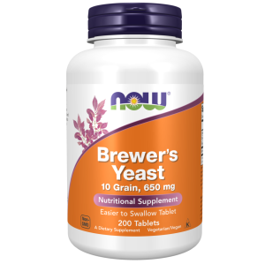 قرص NOW Brewer's Yeast 650mg (200 عددی)