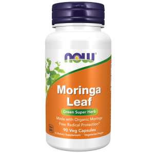 کپسول برگ مورینگا NOW Moringa Leaf 800mg (90 عددی)