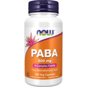 کپسول سلامت پوست NOW PABA 500mg (100 عددی)