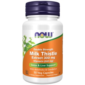 کپسول خار مریم NOW Milk Thistle 300mg (50 عددی)