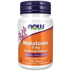 قرص ملاتونین NOW Melatonin 5mg (120 عددی)