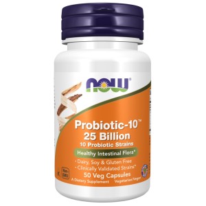 کپسول اسیدوفیلوس پروبیوتیک NOW Acidophilus Probiotic (50 عددی)