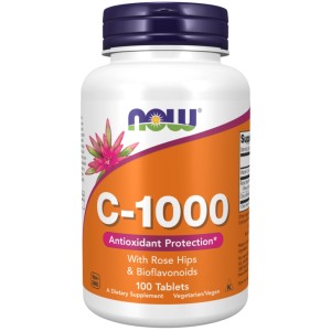 قرص ویتامین NOW Vitamin C 1000mg (100 عددی)