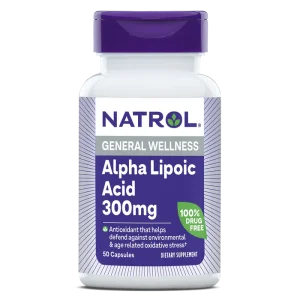 کپسول آلفا لیپوئیک اسید Natrol Alpha Lipoic Acid 300mg ناترول (50 عددی)