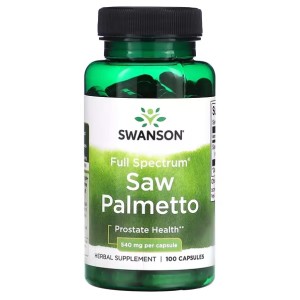 قرص عصاره ساوپالمتو Swanson Saw Palmetto 540mg سوانسون (100 عددی)