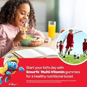 پاستیل مولتی ویتامین کودک اسمورفی Smurfs Kids Multivitamin (60 عددی)