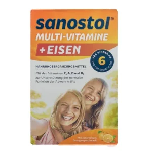 شربت مولتی ویتامین کودک با آهن Sanostol Multi Vitamin + Eisen (460 میل)