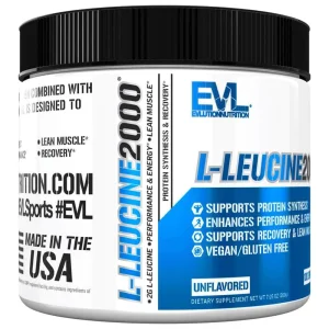 پودر ال-لوسین EVL L-Leucine Powder 2.000mg (200 گرم)