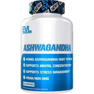 کپسول عصاره آشواگاندا EVL Ashwagandha 450mg (30 عددی)