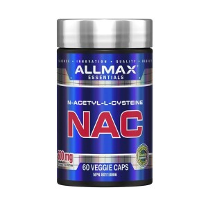 قرص استیل سیستین ALLMAX NAC N-Acetyl-L-Cysteine 600mg (60 عددی)