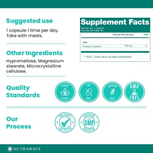قرص استیل سیستین Twinlab NAC N-Acetyl-L-Cysteine 600mg (60 عددی)