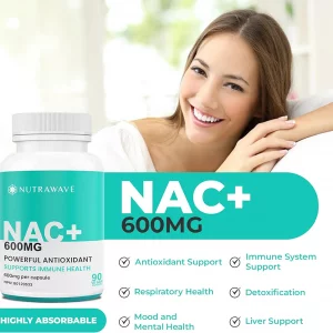 قرص استیل سیستین Twinlab NAC N-Acetyl-L-Cysteine 600mg (60 عددی)
