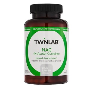 قرص استیل سیستین Twinlab NAC N-Acetyl-L-Cysteine 600mg (60 عددی)