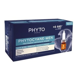 سرم ضد ریزش مو فیتوسیان آقایان Phyto Phytocyane Men Hair Loss (12 ویال)