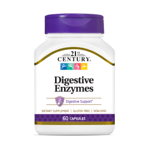 قرص آنزیم های گوارشی Enzymes Digestives قرن 21 (60 عددی)