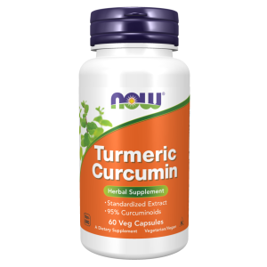 کپسول زردچوبه NOW Turmeric Curcumin 665mg (60 عددی)