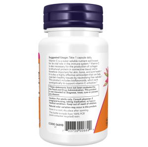 کپسول ویتامین NOW Vitamin C 1000mg (30 عددی)