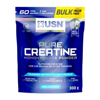 پودر کراتین مونوهیدرات بدون طعم USN CREATINE MONOHYDRATE (300 گرم)