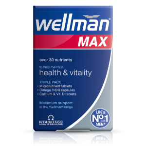 قرص ویتامین آقایان ولمن Wellman Max ویتابیوتیکس (30 عددی)