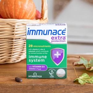 قرص تقویت ایمنی بدن Immunace Extra Protection ویتابیوتیکس (30 عددی)