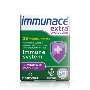 قرص تقویت ایمنی بدن Immunace Extra Protection ویتابیوتیکس (30 عددی)