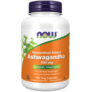 کپسول عصاره آشواگاندا NOW Ashwagandha Extract 450mg (180 عددی)