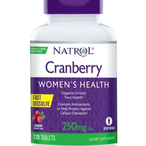 قرص کنسانتره کرن بری Natrol Cranberry Fast Dissolve (120 عددی)