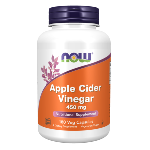 قرص سرکه سیب NOW Apple Cider Vinegar 750mg (180 عددی)