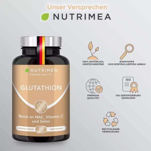 کپسول گلوتاتیون روشن کننده پوست Nutrimea Gluthatione (90 عددی)