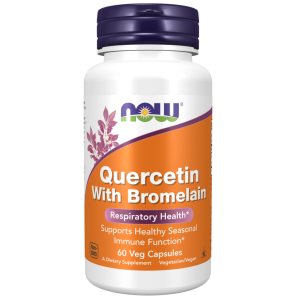 کپسول کوئرستین همراه بروملین NOW Quercetin with Bromelain (60 عددی)