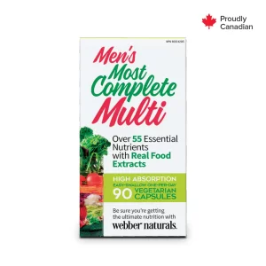 قرص مولتی ویتامین Webber Naturals Men’s Most Complete Multi Vitamin وبر نچرالز (90 عددی)