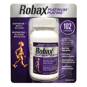 قرص تسکین درد کمر و گرفتی عضلات Robax Platinum Platine (102 عددی)