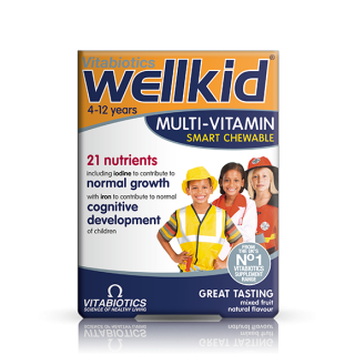 مولتی ویتامین کودک Wellkid ویتابیوتیکس (30 عددی)