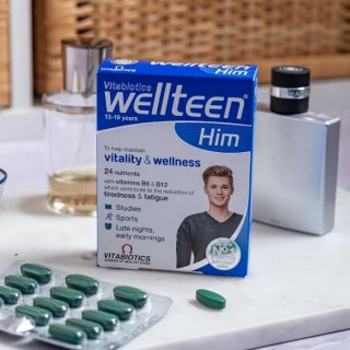 قرص ویتامین پسر Wellteen Him ویتابیوتیکس (30 عددی)