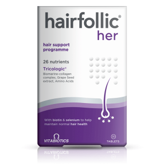 قرص تقویت مو هیرفولیک Hairfollic Her ویتابیوتیکس (30 عددی)