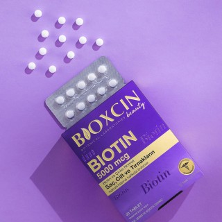 قرص بیوتین BIOXCIN Biotin 5000mcg (30 عددی)