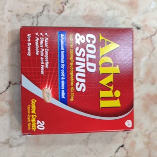 قرص سرماخوردگی ادویل Advil Cold & Sinus Caplets 200mg (40 عددی)