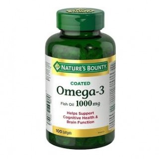 قرص امگا 3 Nature's Bounty Omega 3  1000mg نیچرز بونتی (100 عددی)