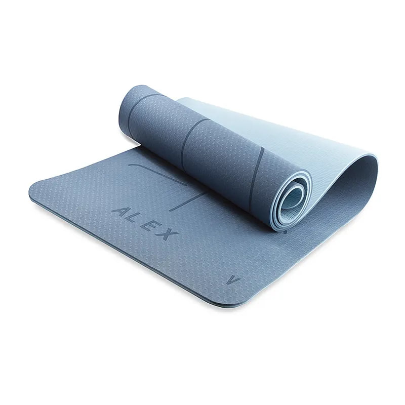 مت یوگا الکس | تی پی ای TPE دو رو ضخامت 10 میلی متر | اورجینال