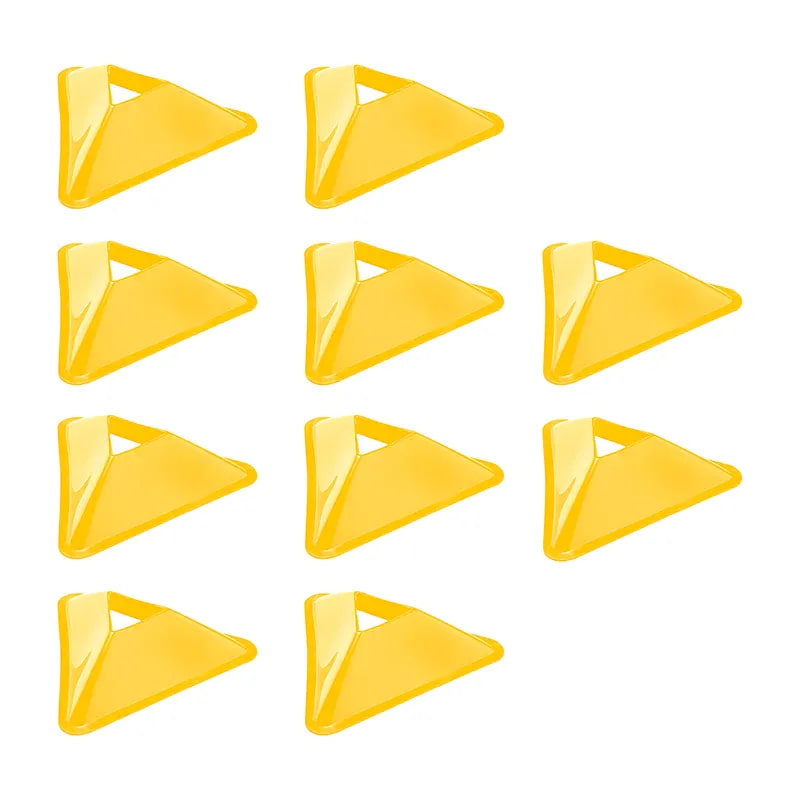 مانع تمرین فوتبال کنز مثلثی بسته 10 عددی | ژله ای