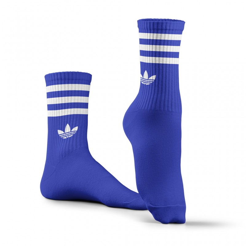 جوراب ورزشی ساق بلند آدیداس مدل ASB-700 | آبی