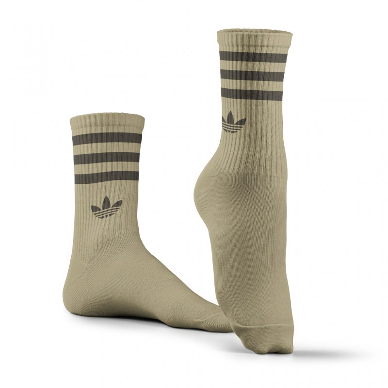 جوراب ورزشی ساق بلند آدیداس مدل ASB-1200 | کرم