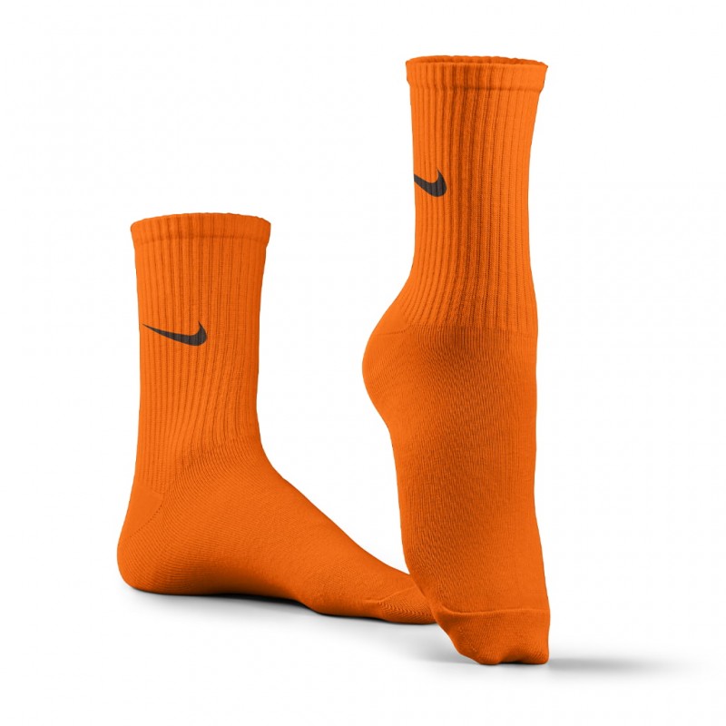 جوراب ورزشی ساق بلند نایکی مدل NSB-800 | نارنجی